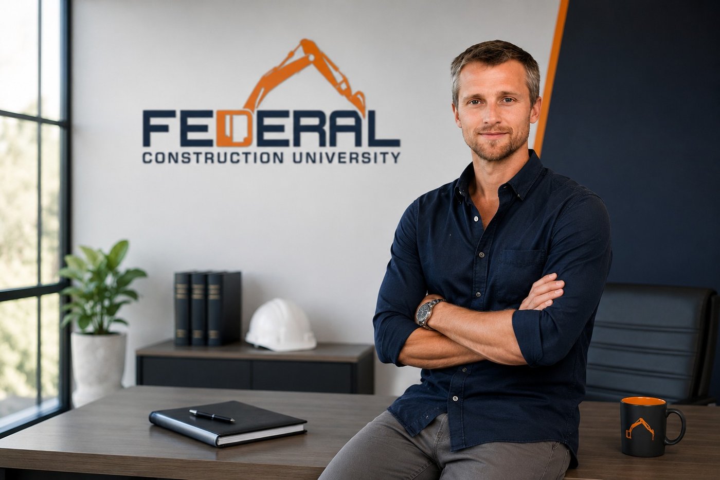 Contractor reviewing a government construction contract solicitation