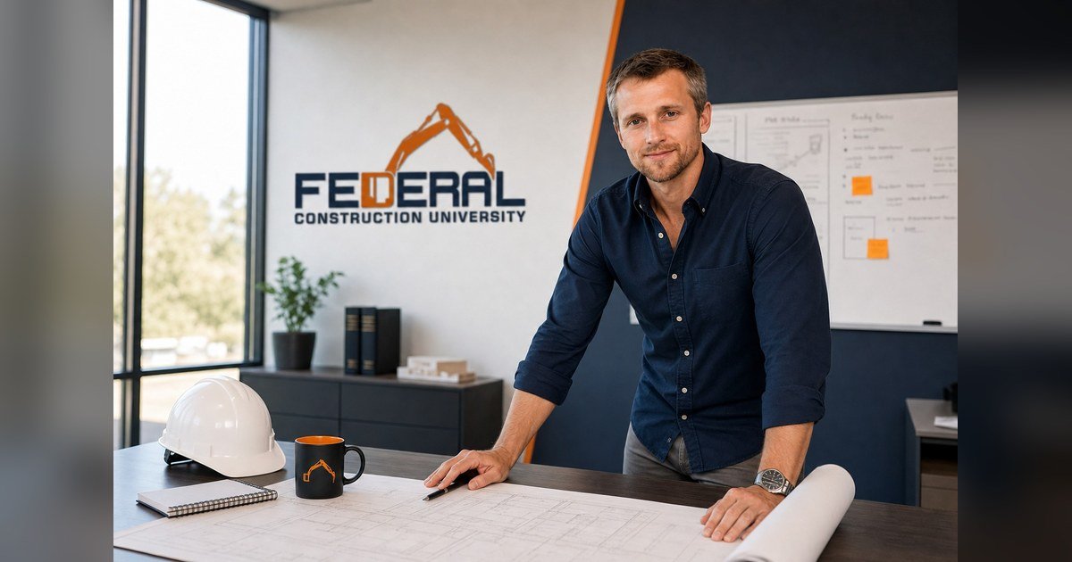 Contractor reviewing government contract opportunities
